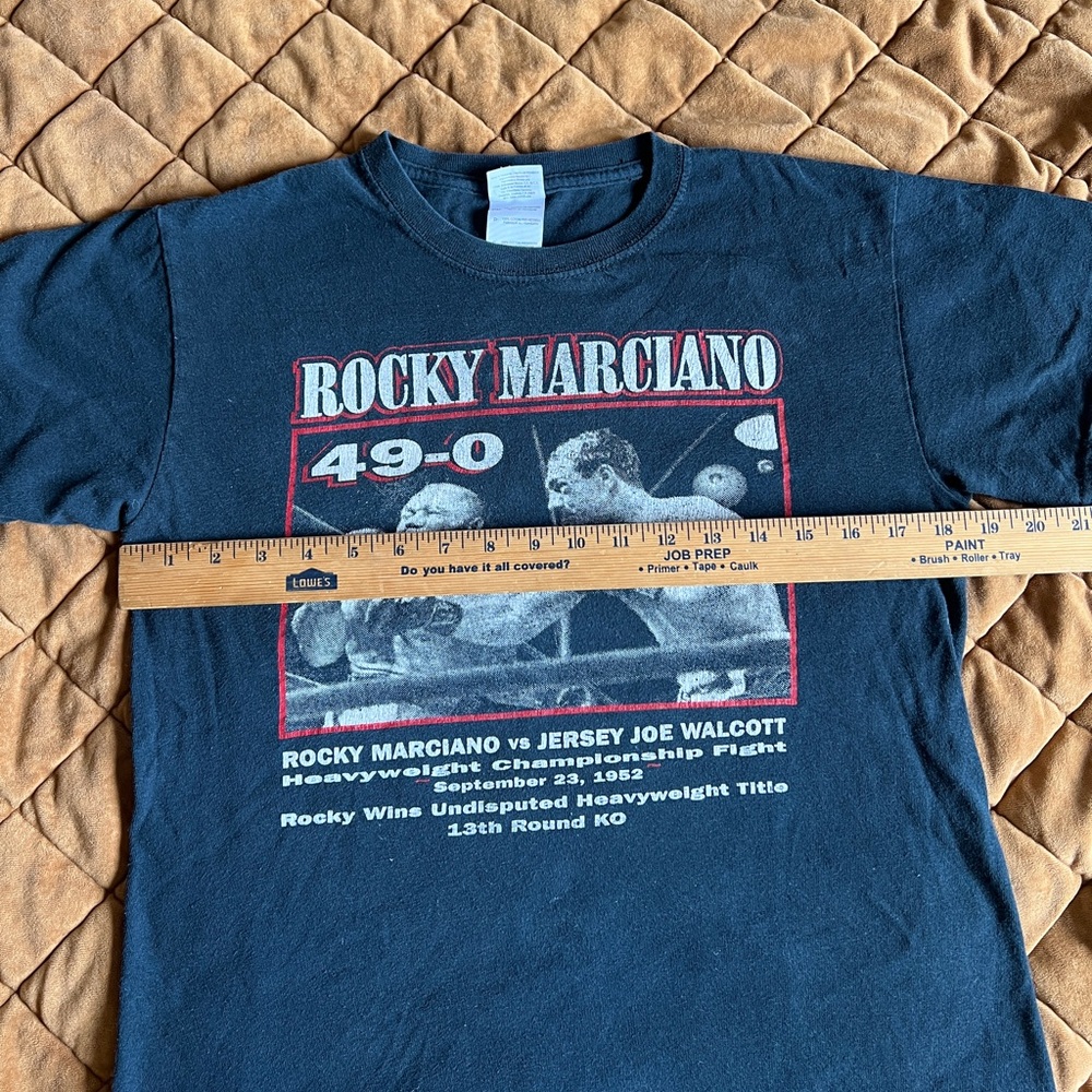 VINTAGE ROCKY MARCIANO BOXING TEE SMALL - Picture 3 of 7